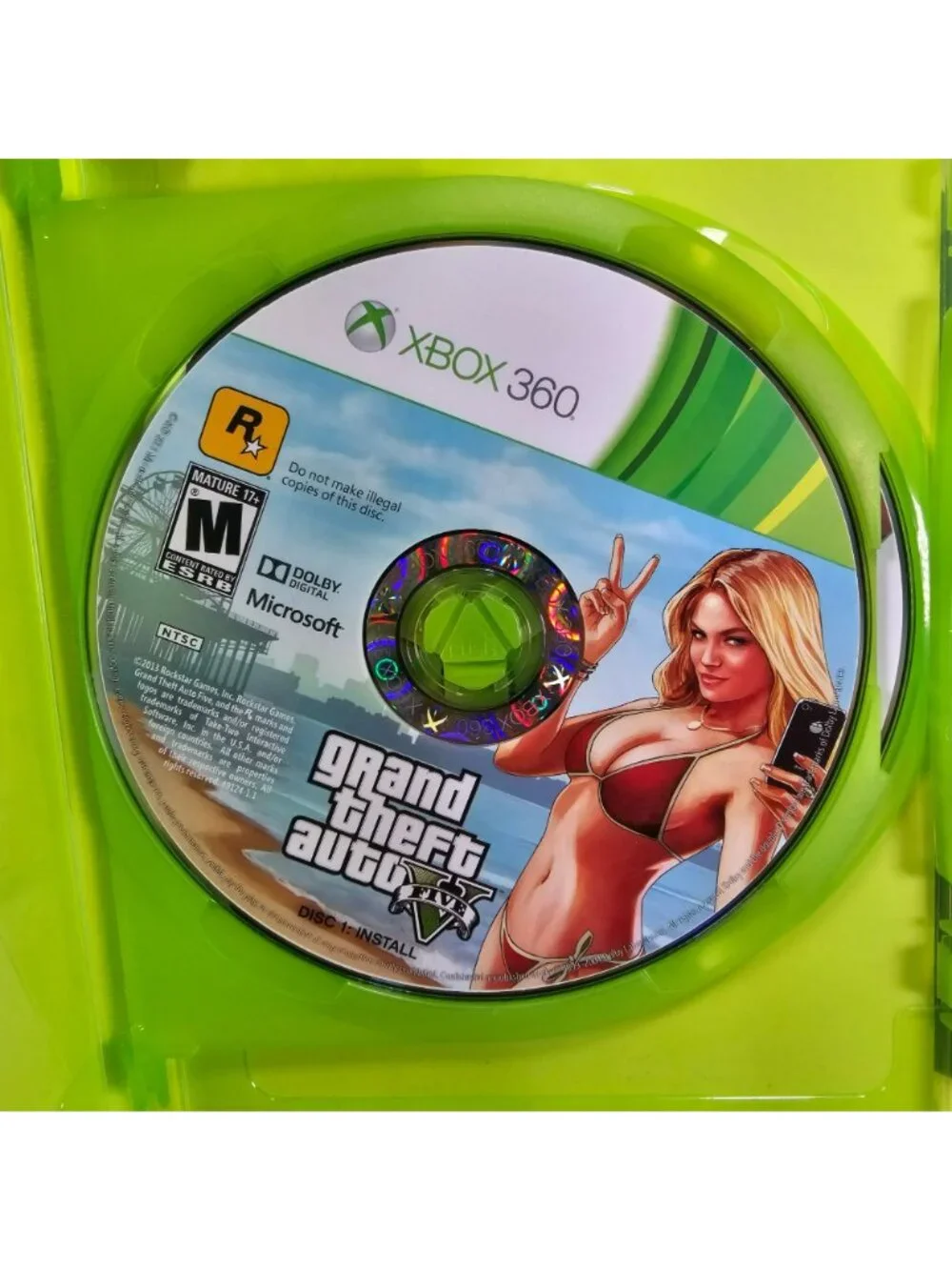 Grand Theft Auto V (Xbox 360) Complete With Map & Manual